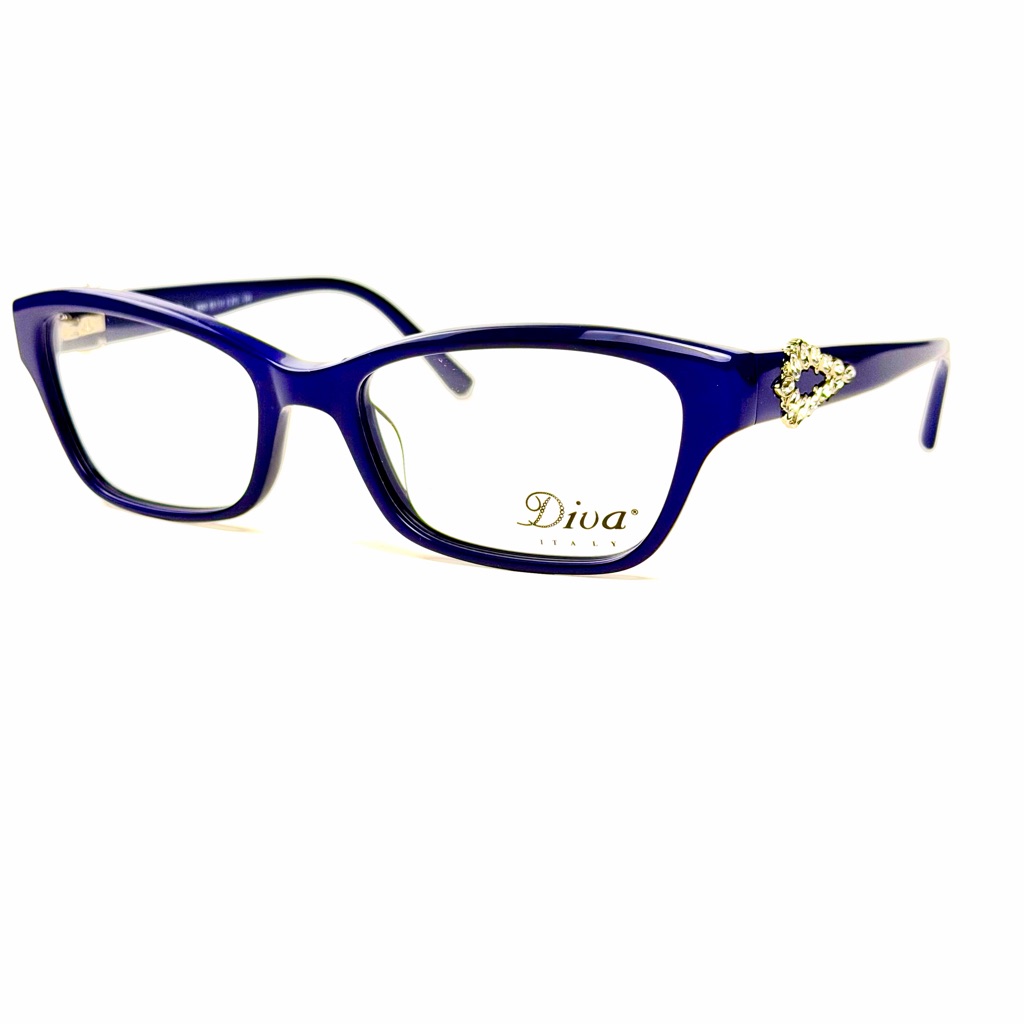 Diva 5385 C. 272 Blue Eyeglasses Brand New Authentic 53mm — image 5 of 8